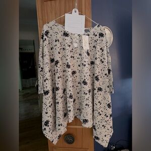 XL flowy BOHO Cream shirt